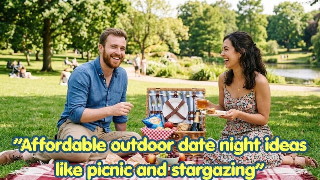 “Affordable outdoor date night ideas like picnic and stargazing”
