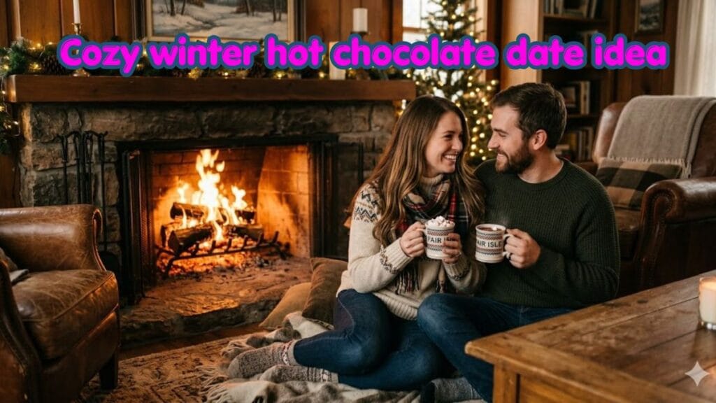  Cozy winter hot chocolate date idea