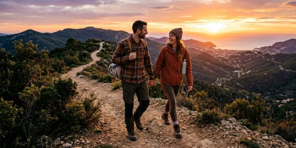 Sunset Hike date night ideas