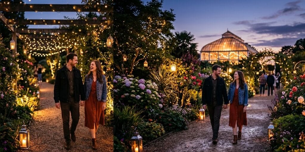 Visit a Botanical Garden in the Evening