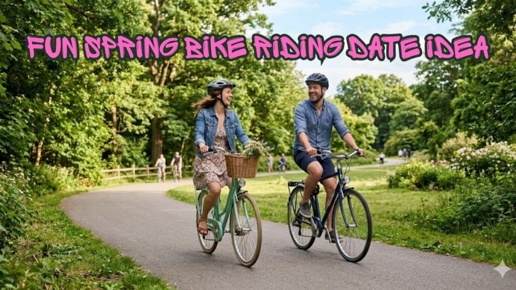 Fun spring bike riding date idea